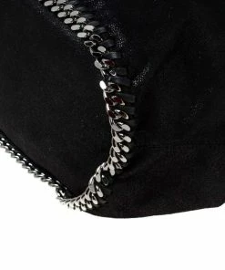 Flash Sale 🔔 Stella McCartney Black Faux Leather Bucket Bag For 👩 Women ✔️ -Stella McCartney Shop luxury women stella mccartney used handbags p216636 010