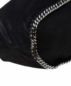 Flash Sale 🔔 Stella McCartney Black Faux Leather Bucket Bag For 👩 Women ✔️ -Stella McCartney Shop luxury women stella mccartney used handbags p216636 011