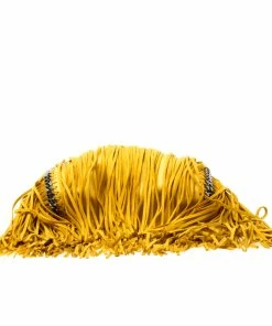 Buy 💯 Stella McCartney Yellow Faux Leather Mini Falabella Fringe Tote For 👩 Women 😍 -Stella McCartney Shop luxury women stella mccartney used handbags p217670 011