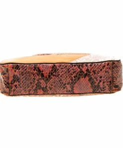 Budget ⌛ Stella McCartney Multicolor Faux Exotic Leather And Glitter Waverly Shoulder Bag For 👩 Women 🥰 -Stella McCartney Shop luxury women stella mccartney used handbags p218410 012