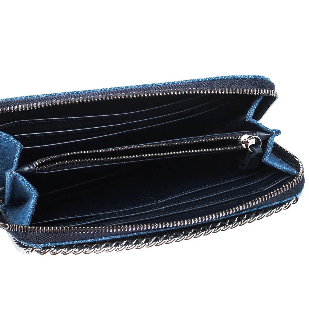 Cheapest ๐ Stella McCartney Blue Denim Falabella Zip Around Wallet For ๐ฉ Women ๐ 4 Cheapest ๐ Stella McCartney Blue Denim Falabella Zip Around Wallet For ๐ฉ Women ๐ - Image 2
