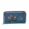 Cheapest 👍 Stella McCartney Blue Denim Falabella Zip Around Wallet For 👩 Women 🛒