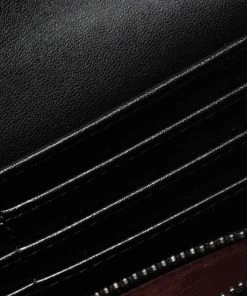 Promo 🥰 Stella McCartney Black Faux Leather Falabella Continental Wallet For 👩 Women 👏 -Stella McCartney Shop luxury women stella mccartney used handbags p221454 002