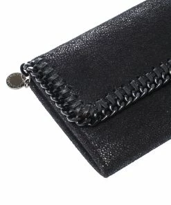 Promo 🥰 Stella McCartney Black Faux Leather Falabella Continental Wallet For 👩 Women 👏 -Stella McCartney Shop luxury women stella mccartney used handbags p221454 006 scaled