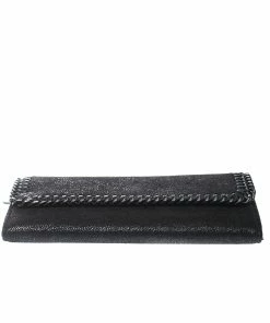 Promo 🥰 Stella McCartney Black Faux Leather Falabella Continental Wallet For 👩 Women 👏 -Stella McCartney Shop luxury women stella mccartney used handbags p221454 008 scaled