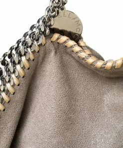 New 🎉 Stella McCartney Grey Faux Leather Falabella Chain Tote For 👩 Women 🥰 -Stella McCartney Shop luxury women stella mccartney used handbags p225224 010