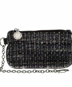 Wholesale 🔔 Stella McCartney Blue/Grey Tweed Falabella Fold Over Tote For 👩 Women ⌛ -Stella McCartney Shop luxury women stella mccartney used handbags p227332 006