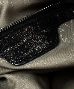 Best reviews of 🎉 Stella McCartney Metallic Black Faux Leather Large Falabella Tote For 👩 Women 🎉 -Stella McCartney Shop luxury women stella mccartney used handbags p230384 008