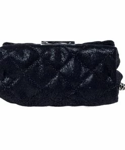 Best deal 🔔 Stella McCartney Black Faux Leather Mini Beckett Shoulder Bag For 👩 Women ❤️ -Stella McCartney Shop luxury women stella mccartney used handbags p235274 006