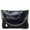 Top 10 🤩 Stella McCartney Black Python Faux Leather Falabella Flap Bag For 👩 Women ✨ -Stella McCartney Shop luxury women stella mccartney used handbags p237697 002