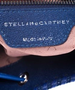 Brand new 🥰 Stella McCartney Blue Faux Leather Falabella Shaggy 🎒 Backpack For 👩 Women 😍 -Stella McCartney Shop luxury women stella mccartney used handbags p238058 003