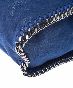 Brand new 🥰 Stella McCartney Blue Faux Leather Falabella Shaggy 🎒 Backpack For 👩 Women 😍 -Stella McCartney Shop luxury women stella mccartney used handbags p238058 011