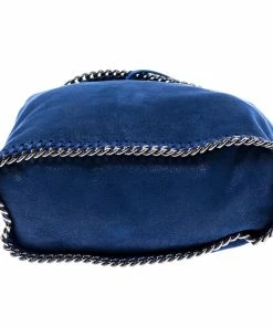 Brand new 🥰 Stella McCartney Blue Faux Leather Falabella Shaggy 🎒 Backpack For 👩 Women 😍 -Stella McCartney Shop luxury women stella mccartney used handbags p238058 012