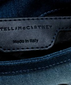 Flash Sale 🧨 Stella McCartney Blue Eco Denim Falabella Shoulder Bag For 👩 Women ⌛ -Stella McCartney Shop luxury women stella mccartney used handbags p238943 009