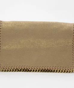 Flash Sale 🎉 Stella McCartney Gold Falabella Shaggy Deer Crossbody Bag For 👩 Women 🔥