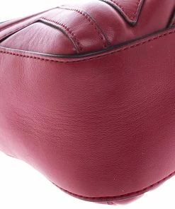 Wholesale ✔️ Stella McCartney Red Leather Stella Star Crossbody Bag For 👩 Women 👏 -Stella McCartney Shop luxury women stella mccartney used handbags p243003 003