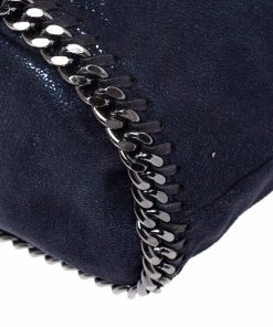 Buy 😀 Stella McCartney Midnight Blue Faux Leather Falabella 🎒 Backpack For 👩 Women ✨ -Stella McCartney Shop luxury women stella mccartney used handbags p243361 009