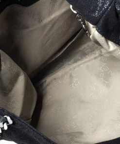 Outlet 🔥 Stella McCartney Black Faux Leather Falabella Shaggy Deer Shoulder Bag For 👩 Women 😉 -Stella McCartney Shop luxury women stella mccartney used handbags p245574 002