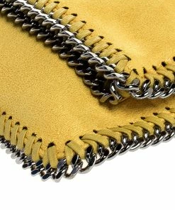 Buy ⌛ Stella McCartney Yellow Faux Leather Falabella Flap Clutch For 👩 Women 👏 -Stella McCartney Shop luxury women stella mccartney used handbags p250316 007