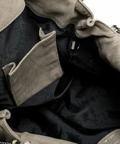 Wholesale 😀 Stella McCartney Grey Faux Suede Falabella Fringed Tote For 👩 Women ⌛ -Stella McCartney Shop luxury women stella mccartney used handbags p251352 006