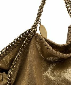 Best deal ๐ Stella McCartney Metallic Gold Faux Leather Falabella Chain Tote For ๐ฉ Women โค๏ธ 17 Best deal ๐ Stella McCartney Metallic Gold Faux Leather Falabella Chain Tote For ๐ฉ Women โค๏ธ -Stella McCartney Shop luxury women stella mccartney used handbags p253076 002