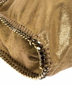 Best deal ๐ Stella McCartney Metallic Gold Faux Leather Falabella Chain Tote For ๐ฉ Women โค๏ธ 22 Best deal ๐ Stella McCartney Metallic Gold Faux Leather Falabella Chain Tote For ๐ฉ Women โค๏ธ -Stella McCartney Shop luxury women stella mccartney used handbags p253076 006