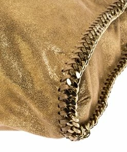 Best deal ๐ Stella McCartney Metallic Gold Faux Leather Falabella Chain Tote For ๐ฉ Women โค๏ธ 23 Best deal ๐ Stella McCartney Metallic Gold Faux Leather Falabella Chain Tote For ๐ฉ Women โค๏ธ -Stella McCartney Shop luxury women stella mccartney used handbags p253076 007