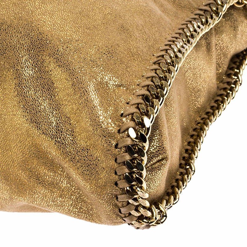 Best deal ๐ Stella McCartney Metallic Gold Faux Leather Falabella Chain Tote For ๐ฉ Women โค๏ธ 13 Best deal ๐ Stella McCartney Metallic Gold Faux Leather Falabella Chain Tote For ๐ฉ Women โค๏ธ - Image 11