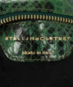 Hot Sale 🤩 Stella McCartney Green Waverly Small Cross Body Bag For 👩 Women 👏 -Stella McCartney Shop luxury women stella mccartney used handbags p25657 004