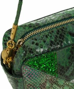 Hot Sale 🤩 Stella McCartney Green Waverly Small Cross Body Bag For 👩 Women 👏 -Stella McCartney Shop luxury women stella mccartney used handbags p25657 010