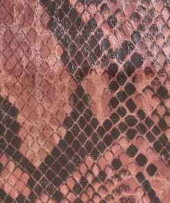 Cheap 😀 Stella McCartney Pink/Black Faux Python Leather Lucia Clutch For 👩 Women 🤩 -Stella McCartney Shop luxury women stella mccartney used handbags p259015 007