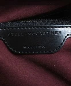 Cheap 🔔 Stella McCartney Black Faux Leather Falabella Box Top Handle Bag For 👩 Women 🔥 -Stella McCartney Shop luxury women stella mccartney used handbags p260432 002