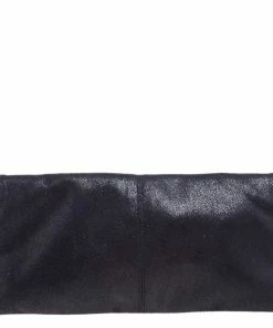 Hot Sale 🧨 Stella McCartney Black Faux Leather Foldover Clutch For 👩 Women ✔️ -Stella McCartney Shop luxury women stella mccartney used handbags p260624 007
