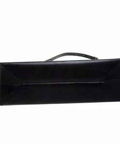 Best Sale 🔔 Stella McCartney Black Leather Round Zip Shoulder Bag For 👩 Women ✔️ -Stella McCartney Shop luxury women stella mccartney used handbags p261615 001