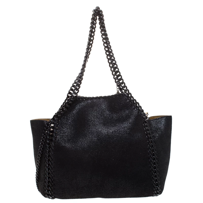 Deals ๐ Stella McCartney Black/Brown Faux Leather Mini Fallabella Reversible Tote For ๐ฉ Women ๐ฅ 6 Deals ๐ Stella McCartney Black/Brown Faux Leather Mini Fallabella Reversible Tote For ๐ฉ Women ๐ฅ - Image 4