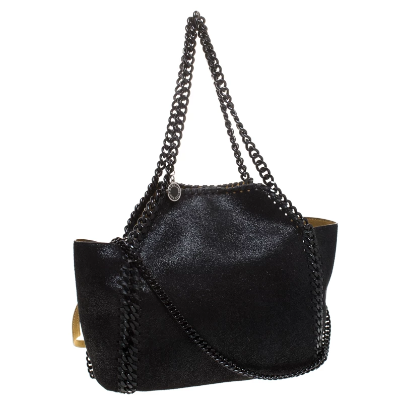 Deals ๐ Stella McCartney Black/Brown Faux Leather Mini Fallabella Reversible Tote For ๐ฉ Women ๐ฅ 5 Deals ๐ Stella McCartney Black/Brown Faux Leather Mini Fallabella Reversible Tote For ๐ฉ Women ๐ฅ - Image 3