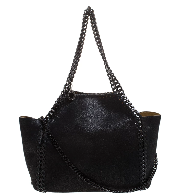 Deals ๐ Stella McCartney Black/Brown Faux Leather Mini Fallabella Reversible Tote For ๐ฉ Women ๐ฅ 3 Deals ๐ Stella McCartney Black/Brown Faux Leather Mini Fallabella Reversible Tote For ๐ฉ Women ๐ฅ
