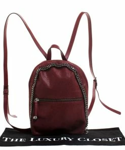 Buy ๐ฅ Stella McCartney Burgundy Faux Leather Falabella ๐ Backpack For ๐ฉ Women ๐คฉ 21 Buy ๐ฅ Stella McCartney Burgundy Faux Leather Falabella ๐ Backpack For ๐ฉ Women ๐คฉ -Stella McCartney Shop luxury women stella mccartney used handbags p266050 012