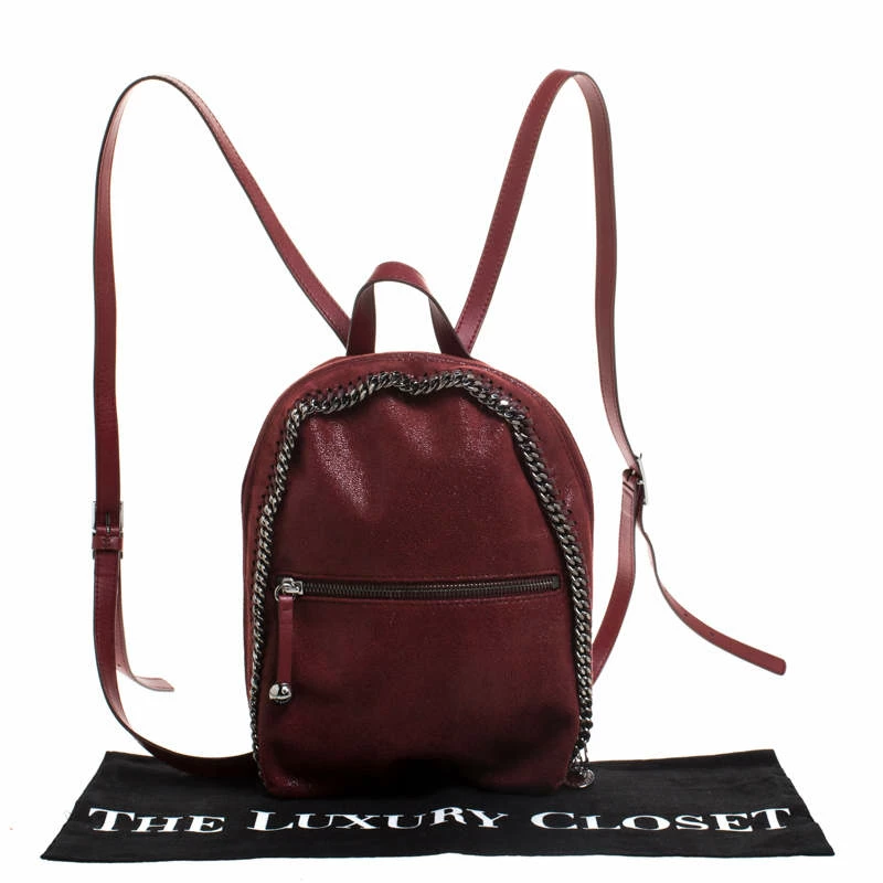 Buy ๐ฅ Stella McCartney Burgundy Faux Leather Falabella ๐ Backpack For ๐ฉ Women ๐คฉ 11 Buy ๐ฅ Stella McCartney Burgundy Faux Leather Falabella ๐ Backpack For ๐ฉ Women ๐คฉ - Image 9