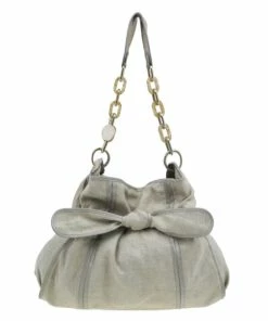 Buy 🛒 Stella McCartney Metallic Gold Canvas Hobo For 👩 Women 🎉