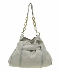 Buy 🛒 Stella McCartney Metallic Gold Canvas Hobo For 👩 Women 🎉 -Stella McCartney Shop luxury women stella mccartney used handbags p2664 004