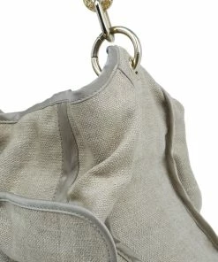 Buy 🛒 Stella McCartney Metallic Gold Canvas Hobo For 👩 Women 🎉 -Stella McCartney Shop luxury women stella mccartney used handbags p2664 006