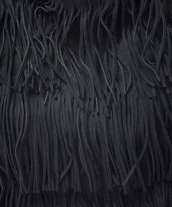 Hot Sale 🎉 Stella McCartney Black Faux Suede Falabella Fringed Tote For 👩 Women 🧨 -Stella McCartney Shop luxury women stella mccartney used handbags p266521 002