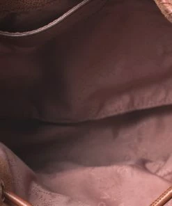 Buy 🌟 Stella McCartney Brown Faux Leather Falabella Bucket Bag For 👩 Women ✔️ -Stella McCartney Shop luxury women stella mccartney used handbags p267430 002