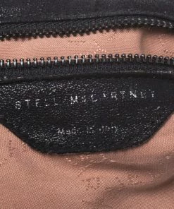 Flash Sale 🤩 Stella McCartney Black Faux Leather Small Falabella Zipper Tote For 👩 Women 🥰 -Stella McCartney Shop luxury women stella mccartney used handbags p270348 005