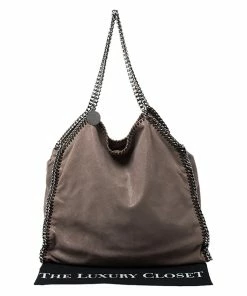 Coupon 🎉 Stella McCartney Light Brown Faux Leather Falabella Bag For 👩 Women 🤩 -Stella McCartney Shop luxury women stella mccartney used handbags p272515 005