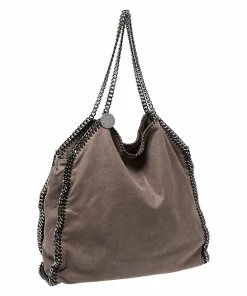 Coupon 🎉 Stella McCartney Light Brown Faux Leather Falabella Bag For 👩 Women 🤩 -Stella McCartney Shop luxury women stella mccartney used handbags p272515 006