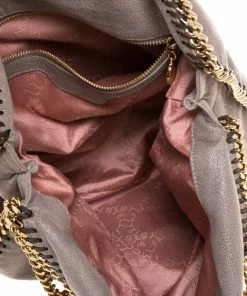 Best Sale 🌟 Stella McCartney Light Brown Faux Leather Falabella Tote For 👩 Women 🧨 -Stella McCartney Shop luxury women stella mccartney used handbags p272611 001