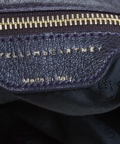 Best Sale 😀 Stella McCartney Purple Faux Leather Falabella Shoulder Bag For 👩 Women 💯 -Stella McCartney Shop luxury women stella mccartney used handbags p272978 003