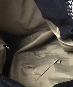 Best Sale ❤️ Stella McCartney Metallic Navy Blue Faux Leather Large Falabella Tote For 👩 Women 🔔 -Stella McCartney Shop luxury women stella mccartney used handbags p273792 003